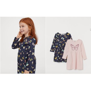 Set 2 váy dài tay HM H&M _hàng chính hãng Mỹ