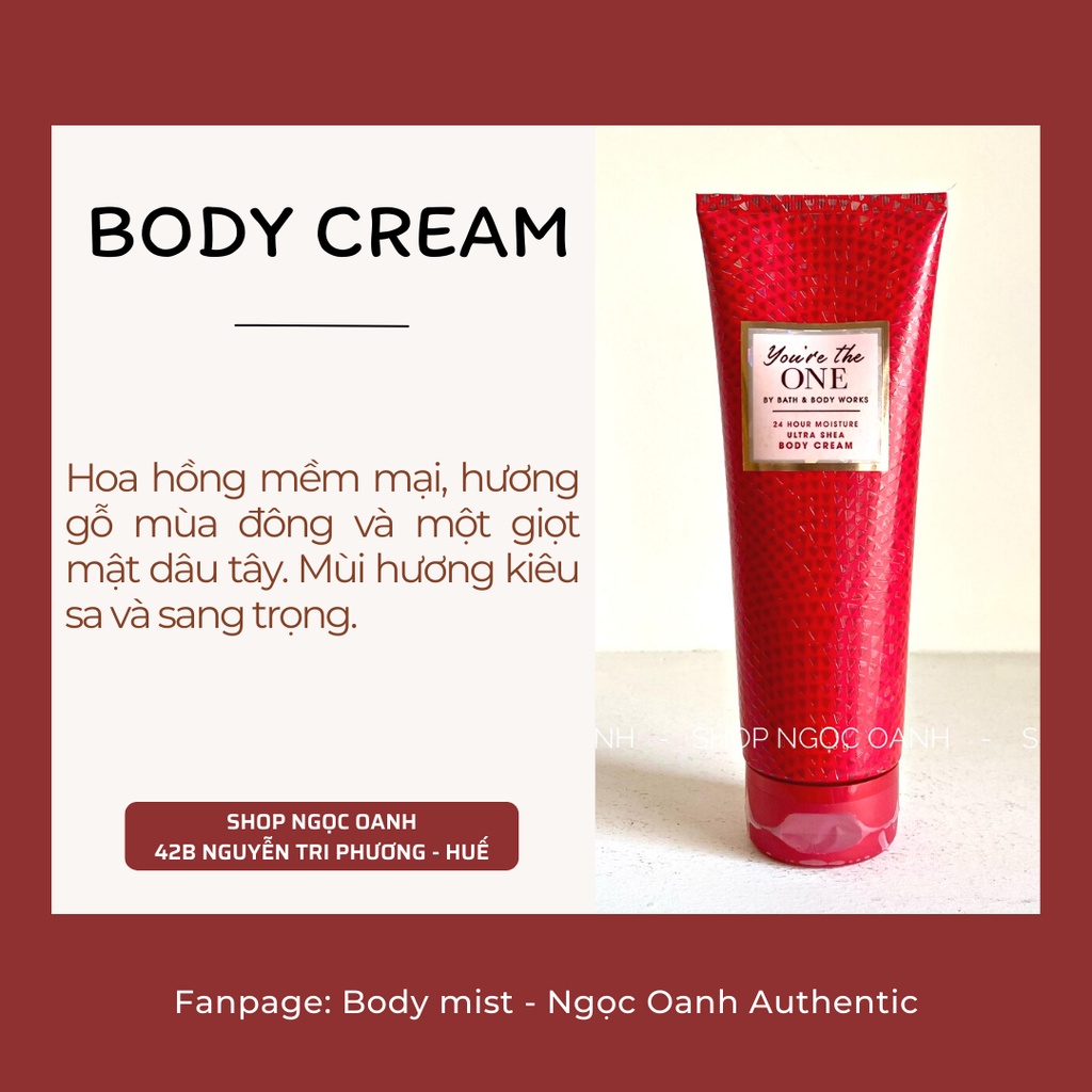 Body cream kem dưỡng thể Bath & Body Works