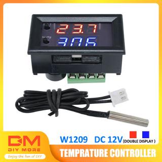 Diymore | bộ điều khiển nhiệt độ rơle led kỹ thuật số dc 12v w1209wk với đầu dò cảm biến
