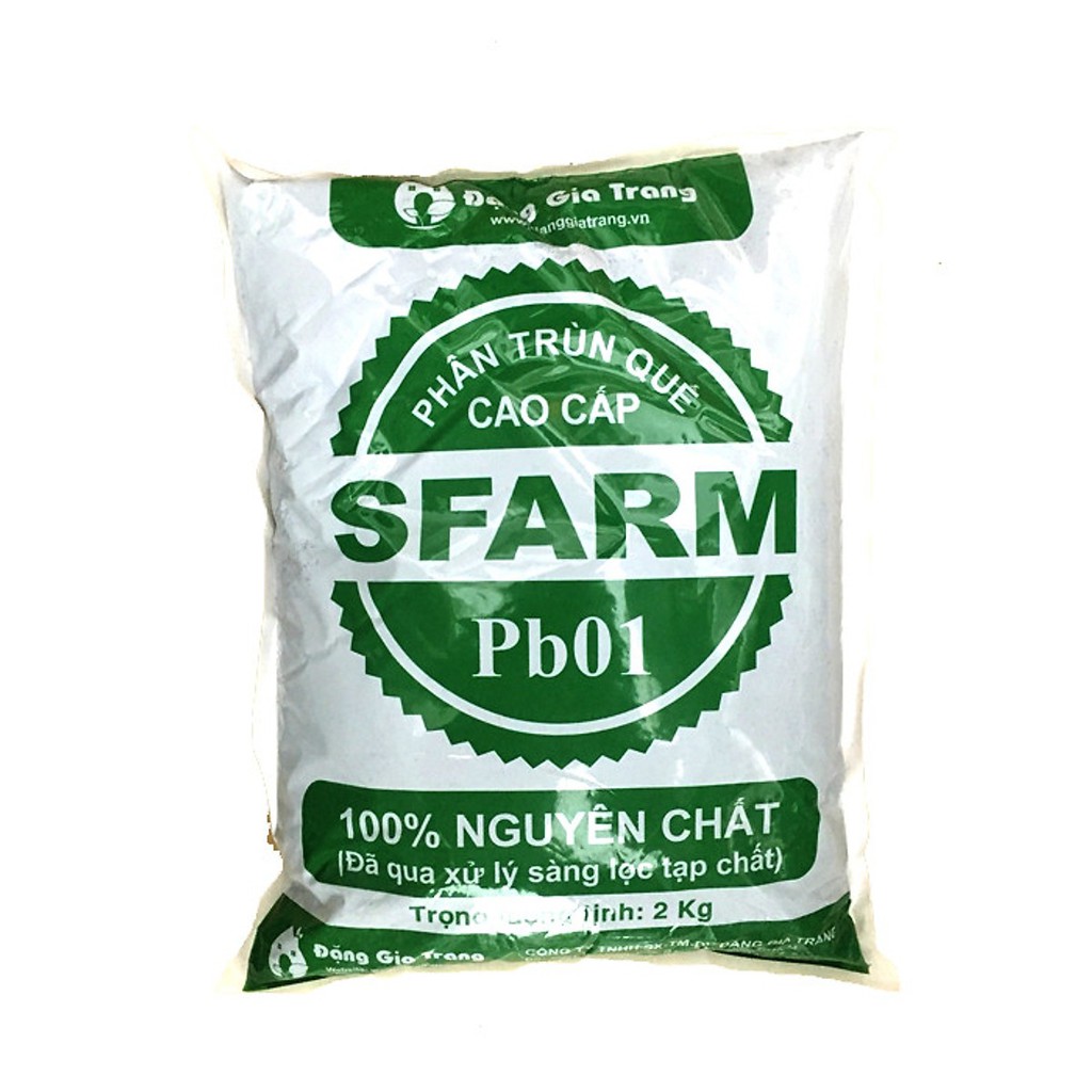 PHÂN TRÙN QUẾ CAO CẤP CHO RAU SẠCH VÀ HOA CÂY CẢNH - 2 KG