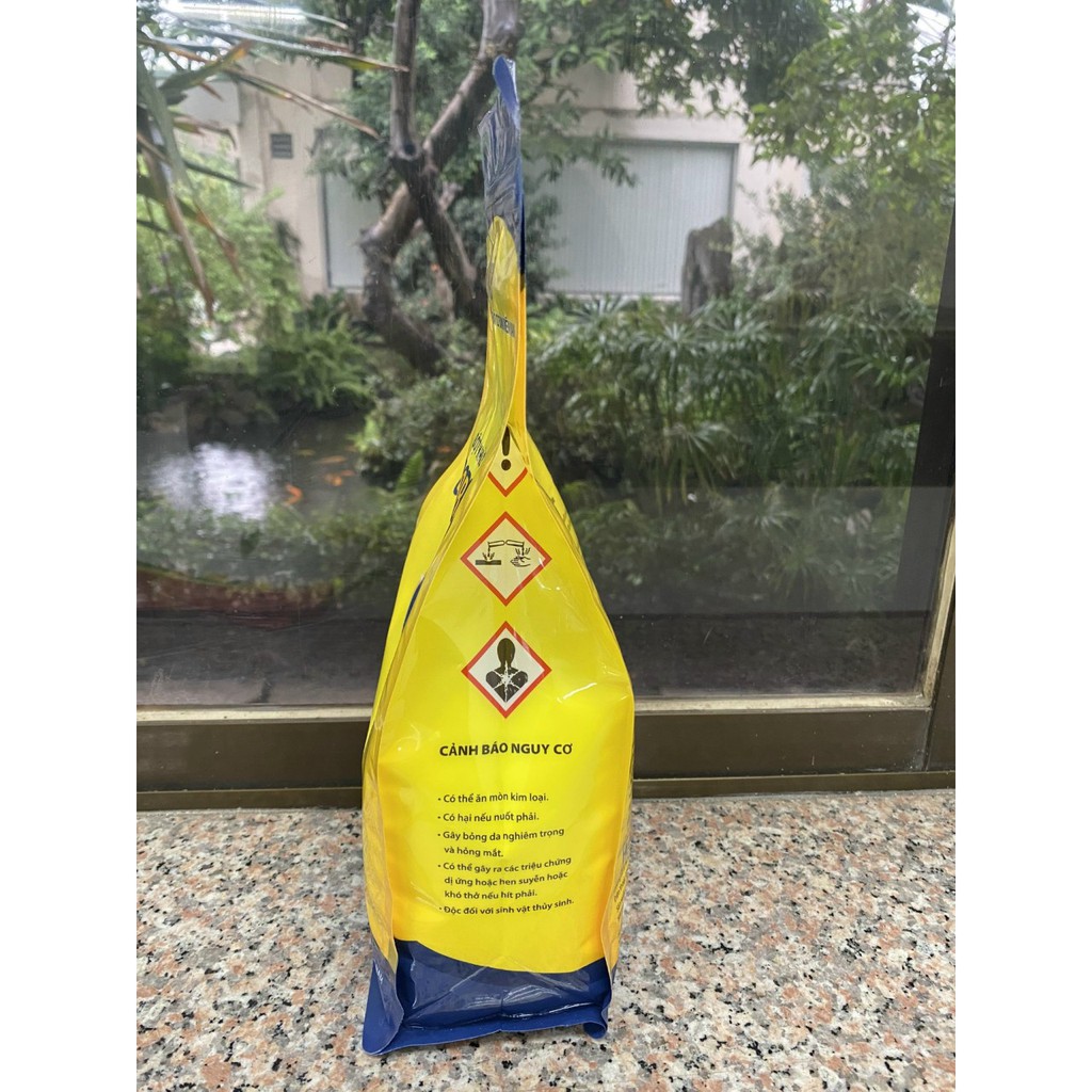 [Hàng thiết yếu - Có Chứng nhận BYT] Bột khử khuẩn Cloramin B 25% Clorabee Việt Nam (Túi 1 kg)