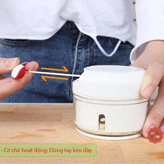 Dụng cụ xay tỏi ớt rút dây mẫu mới