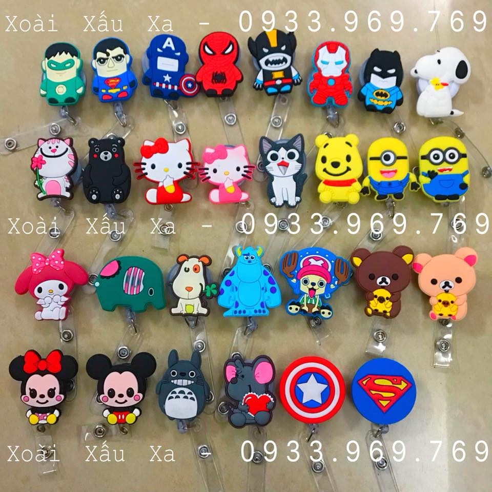 ĐỒ KẸP THẺ KÉO YOYO HOẠT HÌNH