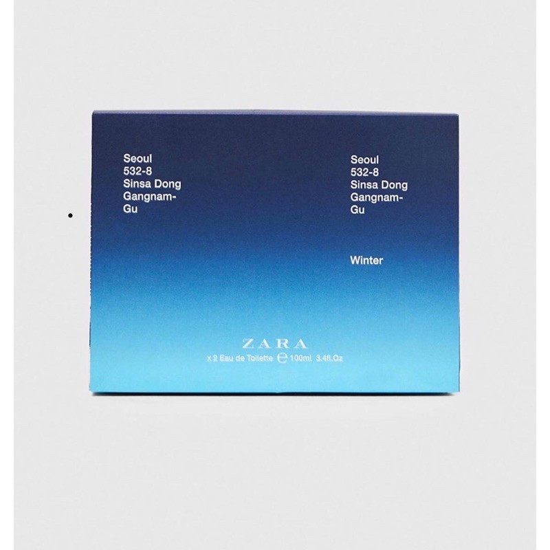 Set Nước hoa ZARA SEOUL 532-8 VÀ SEOUL 532-8 ƯINTER 100ml | BigBuy360 - bigbuy360.vn