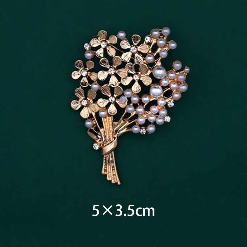 Trâm Cài Áo Phong Cách Baroque Tráng Men Sang Trọng Trọng Lượng Nhẹ Và Đa Năng