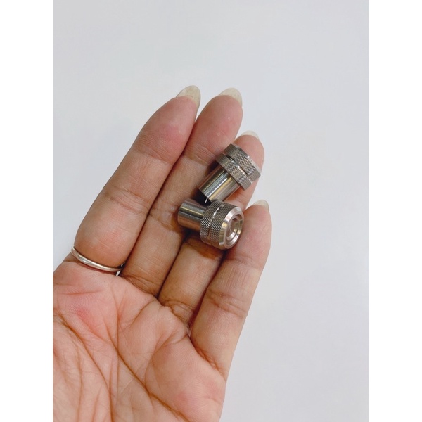 Cặp van vòi inox Salaya CTS tặng tán & cao su đậy, hàng chuẩn đẹp