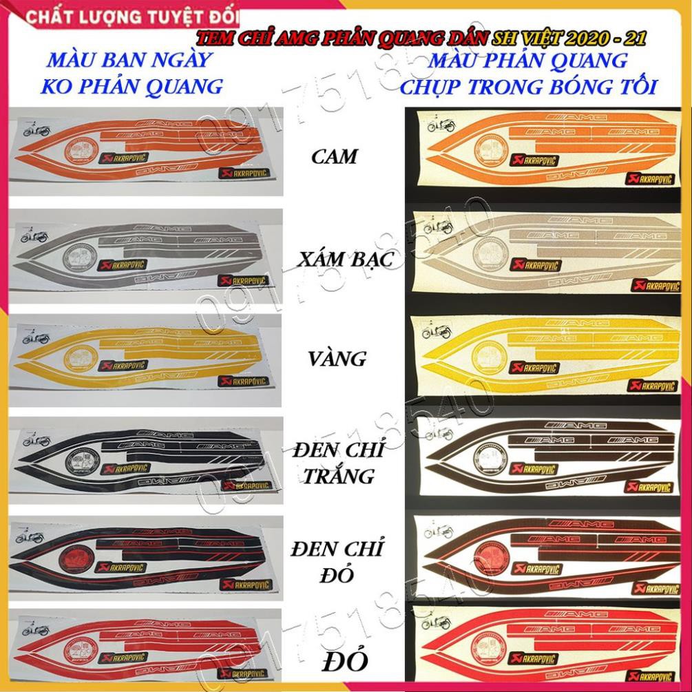 Tem Chỉ AMG Phản Quang 3M Dán SH Việt 2020 - 2021 (Loại 1)