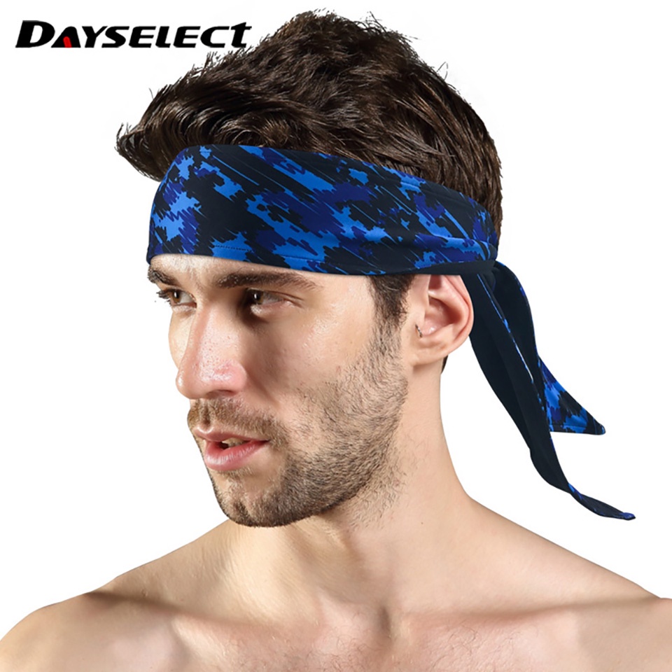 Băng đô đeo đầu DAYSELECT thấm mồ hôi dùng khi chơi tennis/ thể thao