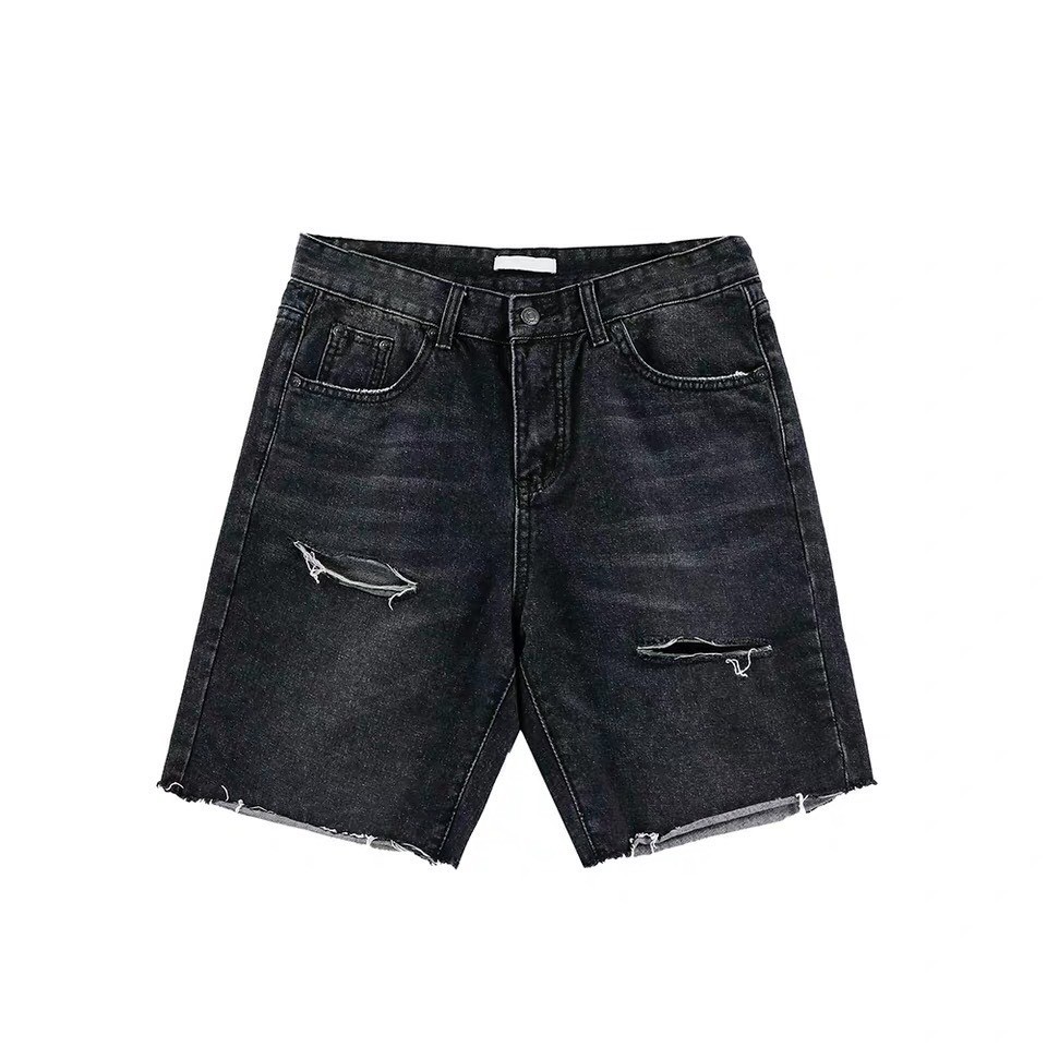 Short jean 2 màu wast line rách 2 bên ( Có hình thật )