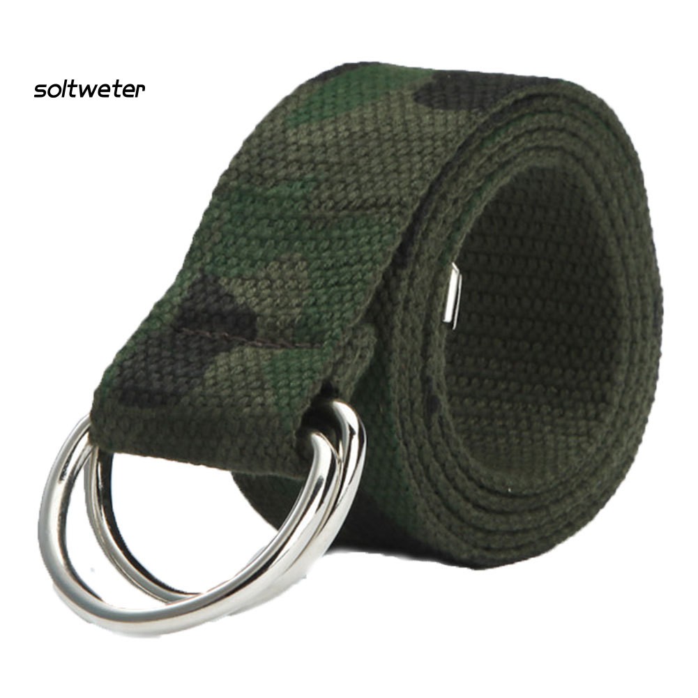 Dây đai bằng vải có khóa gài bằng kim loại thời trang sành điệu cho cả nam và nữ