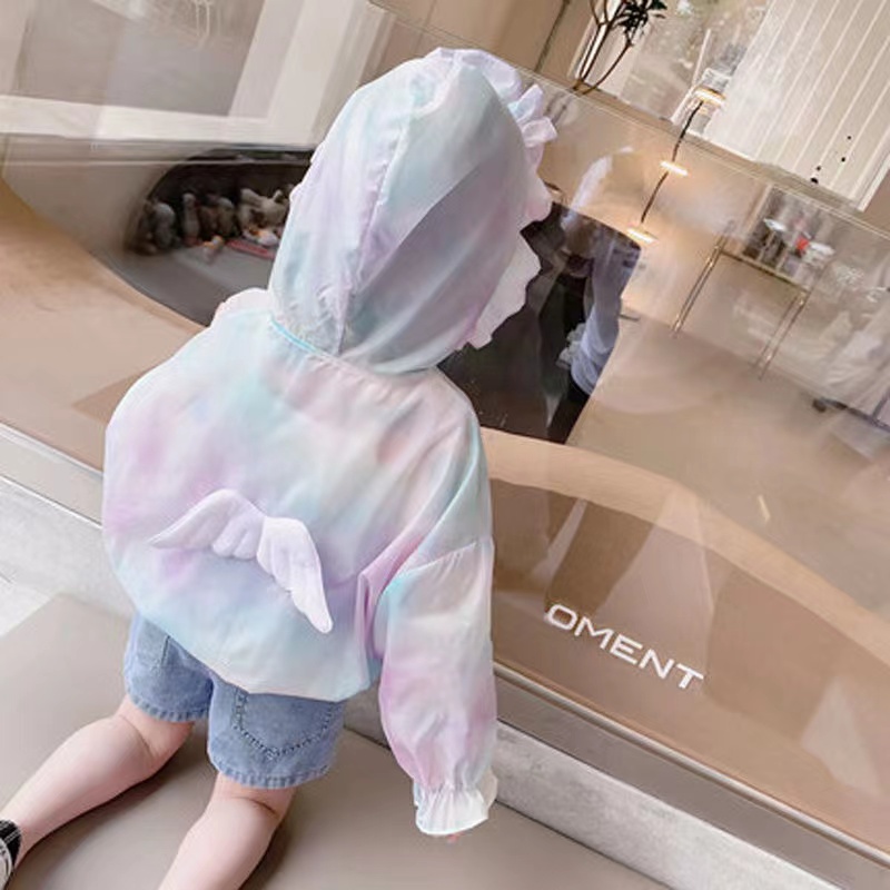 Soffny Áo khoác gió thời trang xuân thu cho bé gái