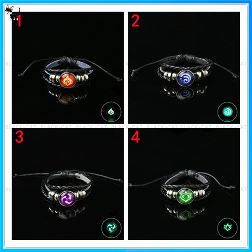 Vòng Tay Dạ Quang Genshin Impact Cá Tính