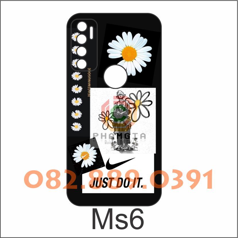 Ốp lưng Vmart Live 4 dẻo đen có viền bảo vệ cam in hình supreme