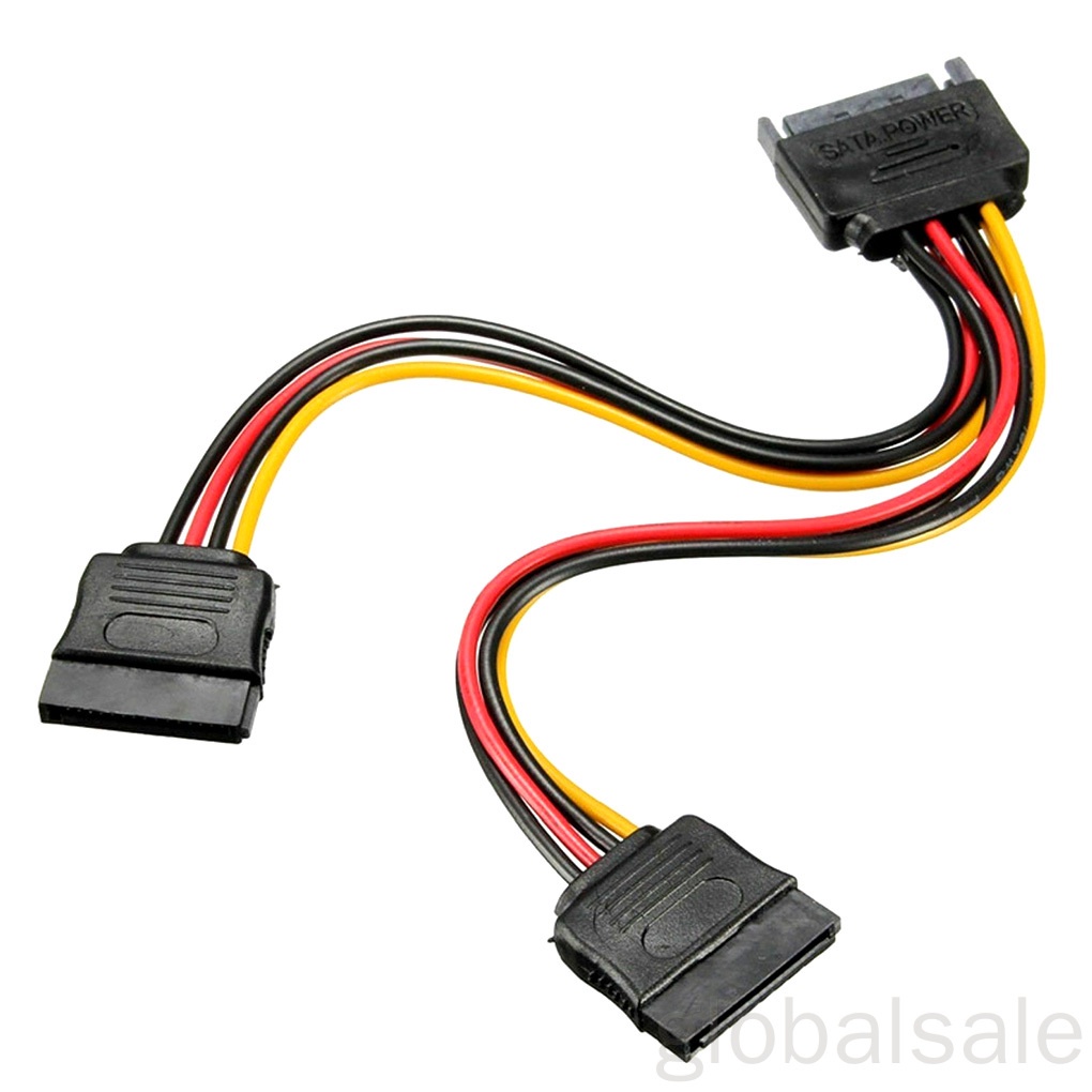 Cáp chuyển đổi nguồn SATA 1 sang 2 ổ cứng hình chữ Y