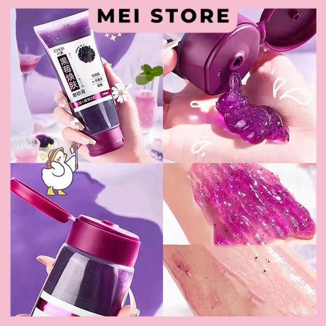Gel Tẩy Tế Bào Mâm Xôi GinBi QisE 200ml