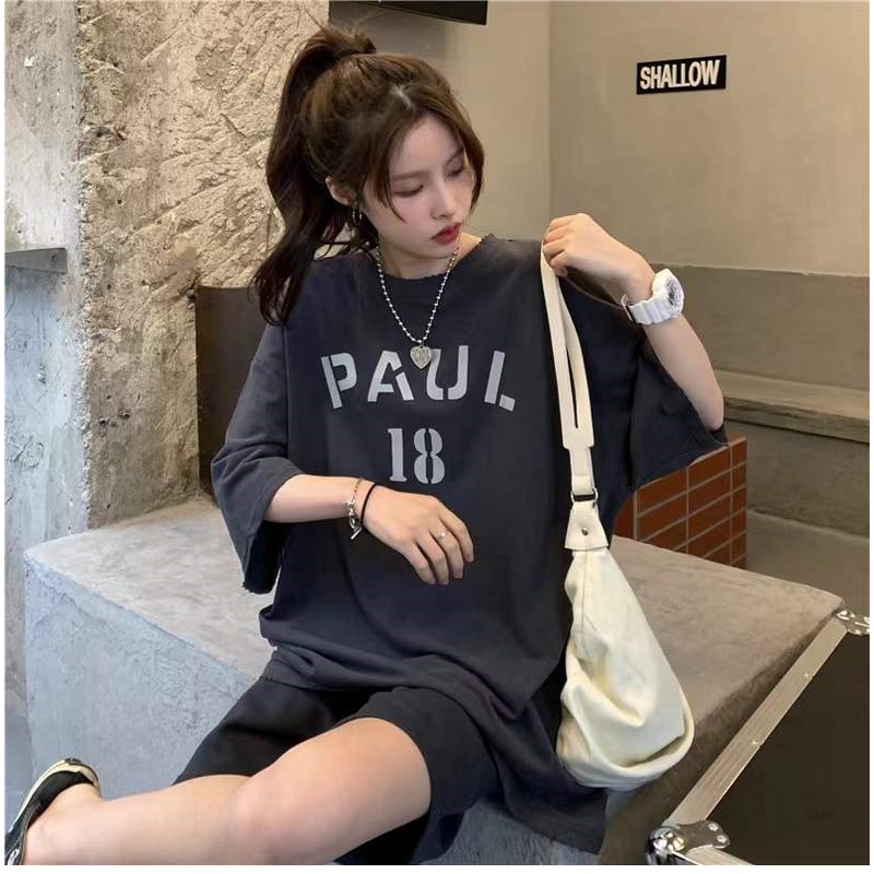 Bộ nam thể thao Paul , Bộ đồ nam nữ Mặc Mùa Hè Chất Mát