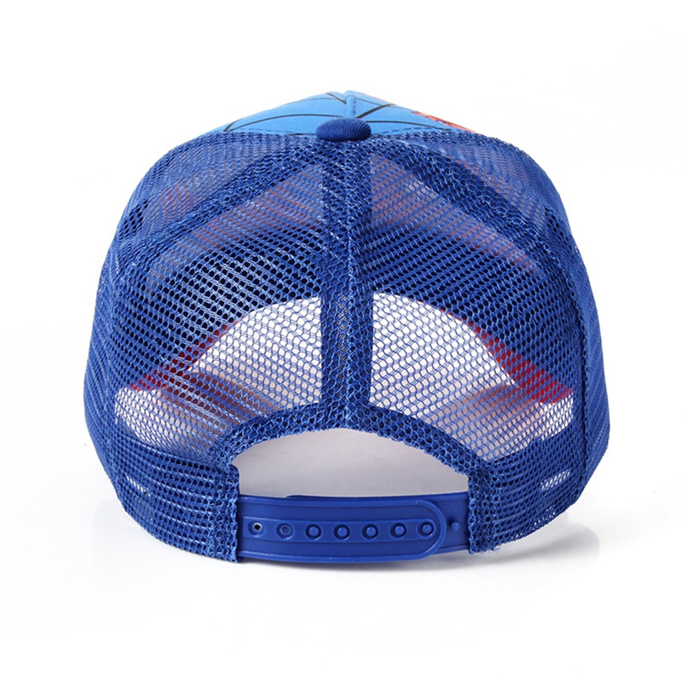 Mũ Lưỡi Trai Vải Cotton In Hình Người Nhện Disney Dễ Thương Cho Bé Trai