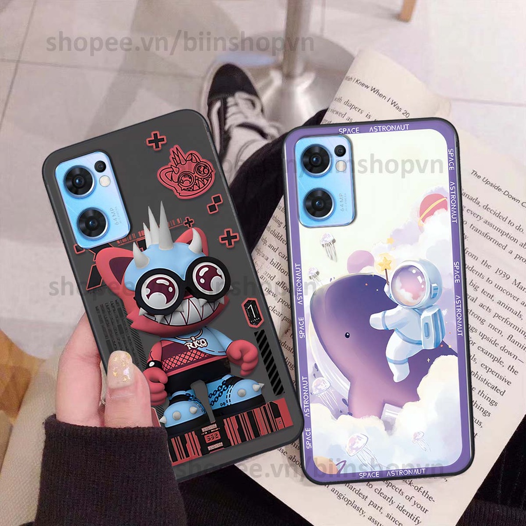Ốp Oppo Reno7 / Reno7 Z 5G / Reno 7 phi hành gia vũ trụ space.x siêu đẹp, thời trang