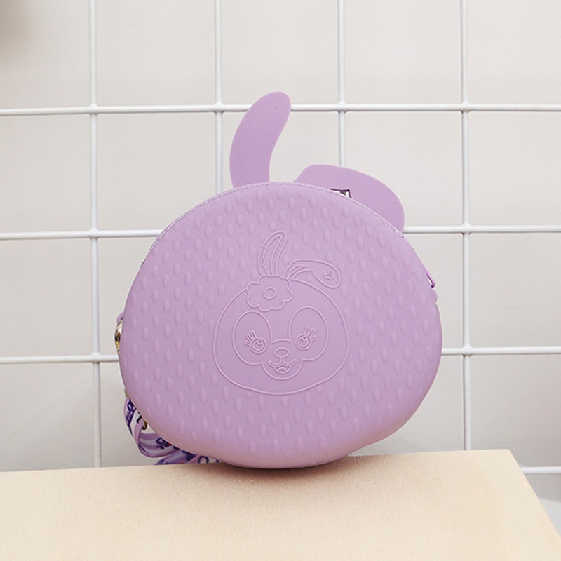 Túi Đeo Chéo Bằng Silicon Họa Tiết Hoạt Hình Disney Stella Lou Dễ Thương Cho Bé