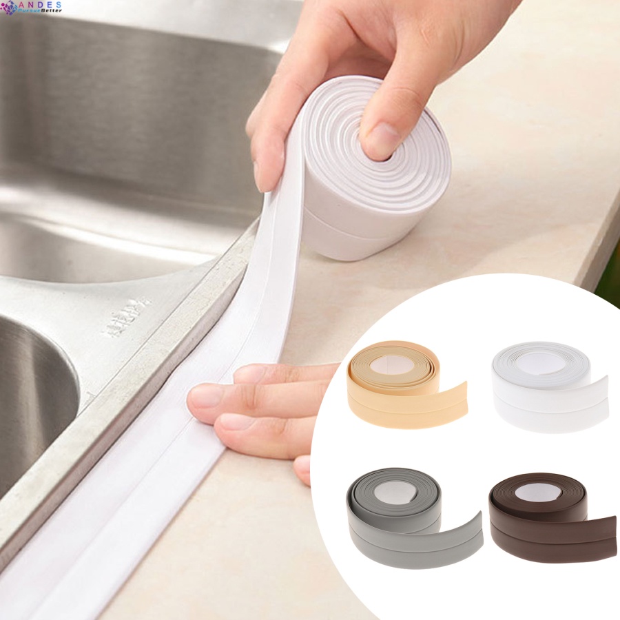 Băng keo PVC chống thấm nước dán bồn rửa nhà tắm/nhà bếp