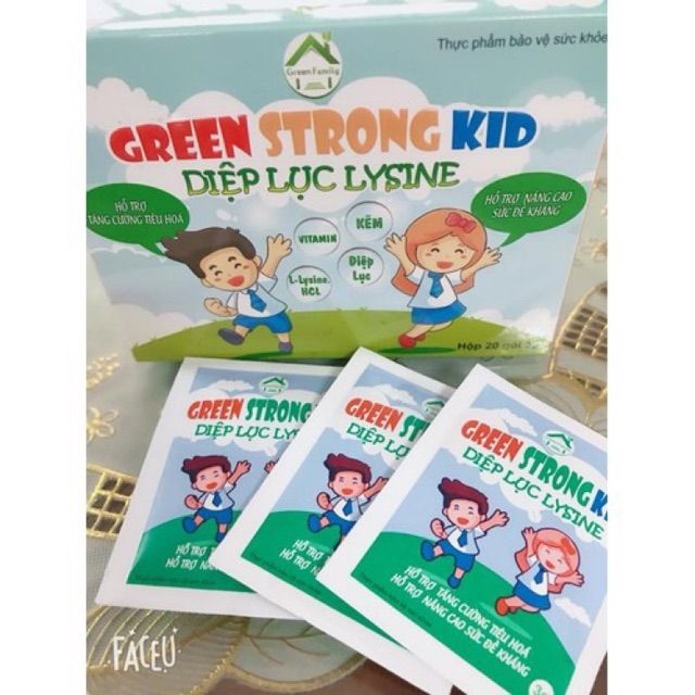 Diệp lục colagen kid