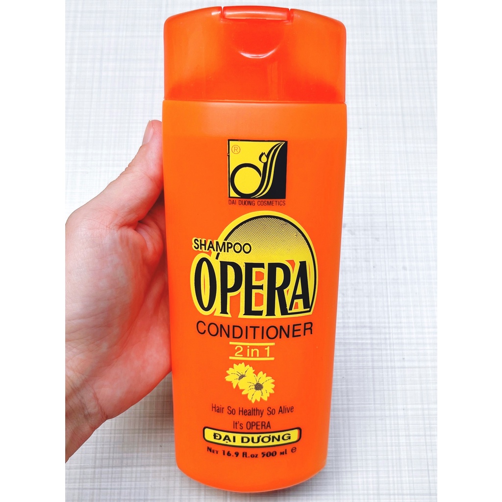 Chai dầu gội xả Opera cho tóc thường 500ml