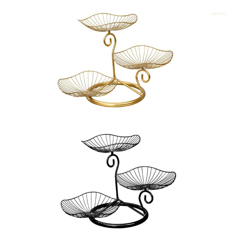 QQ Khay Đựng Trái Cây Ba Tầng Tiện Dụng