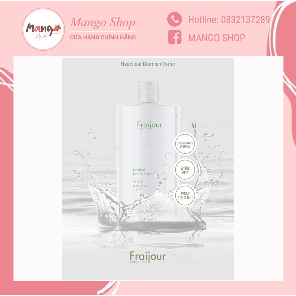 Toner Fraijour Heartleaf Blemish 500ml