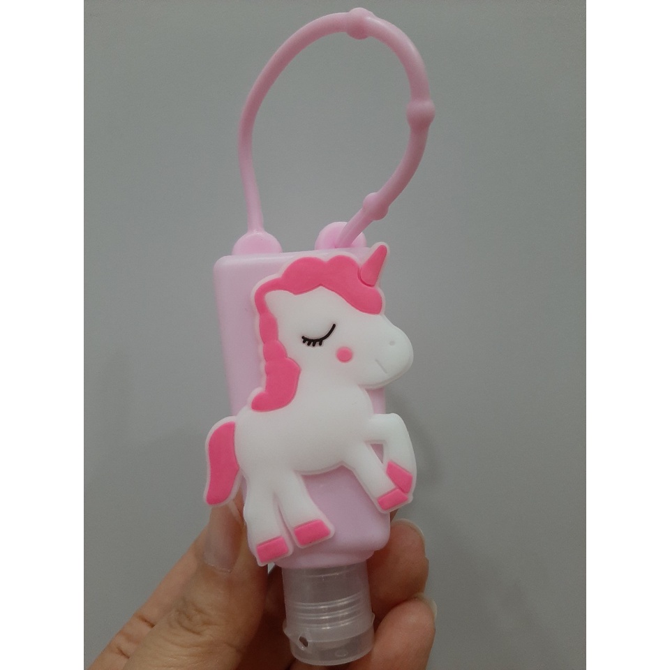 Chai Rỗng 30ml Kèm Silicon Hình Động Vật Cute Dùng Chiết Nước Rửa Tay