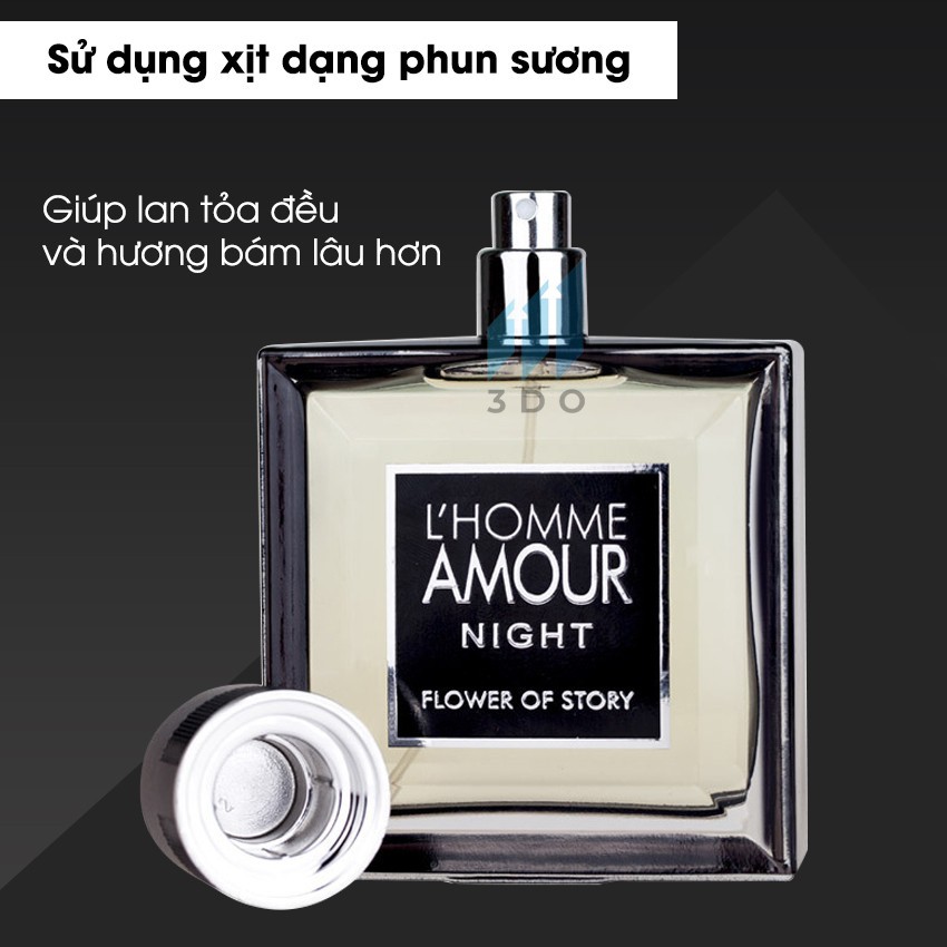 Nước hoa nam cao cấp L' HOMME 100ml, mùi hương cô đặc thơm lâu đến 8h Phân phối chính hãng bởi 3DO, nước hoa quý ông | BigBuy360 - bigbuy360.vn