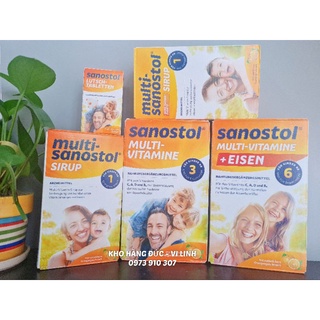 [Hàng Air, Bill ảnh cuối]- Nước uống Siro Vitamin Sanostol số 1.3.6