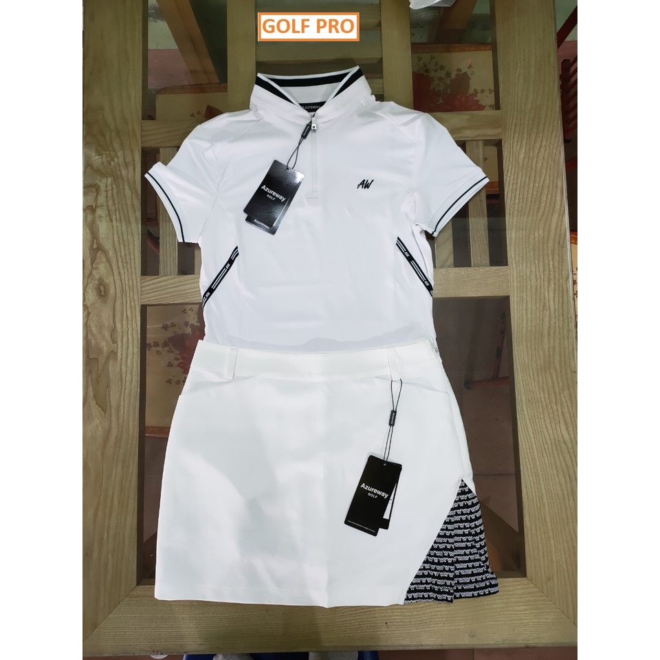 Set váy và áo golf nữ cao cấp Azureway chính hãng shop GOLF PRO AV004
