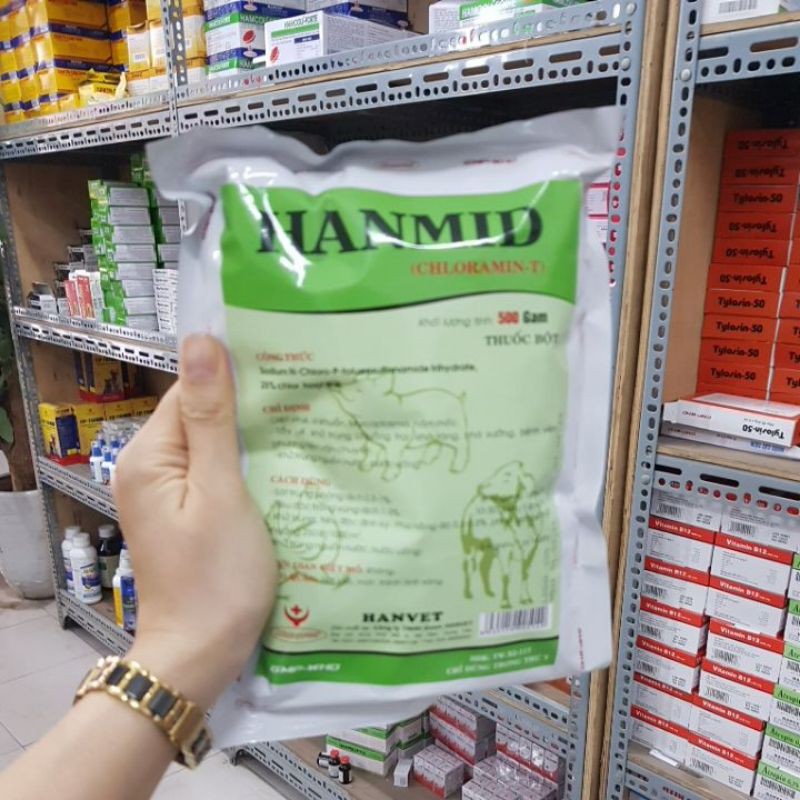 1 gói 500 gam hanamid khử khuẩn trong gia đình