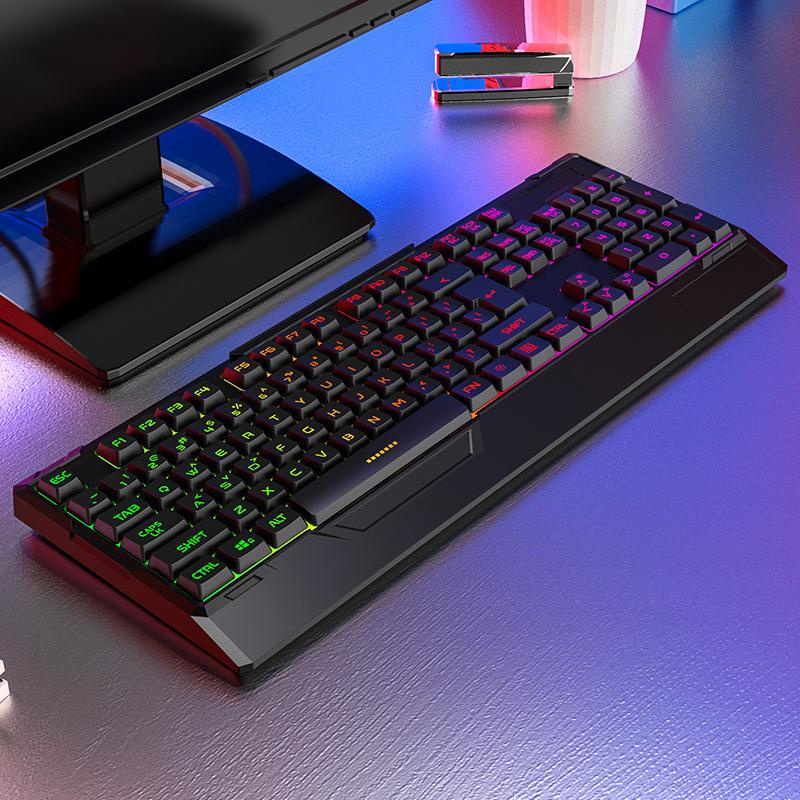 Bàn phím cơ Gaming Yindiao V2SE, tích hợp chuột có dây cho văn phòng