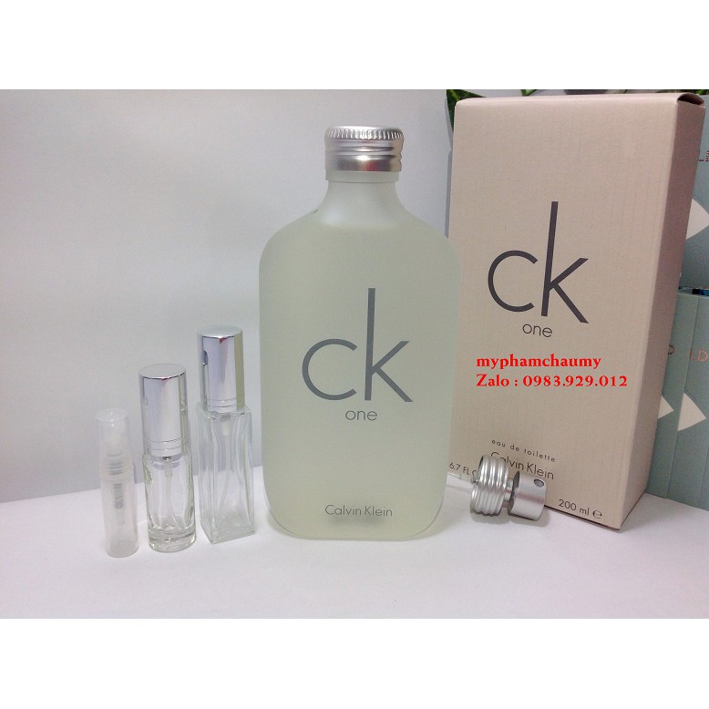 [Mẫu thử] Nước hoa Calvin Klein One Unisex CK