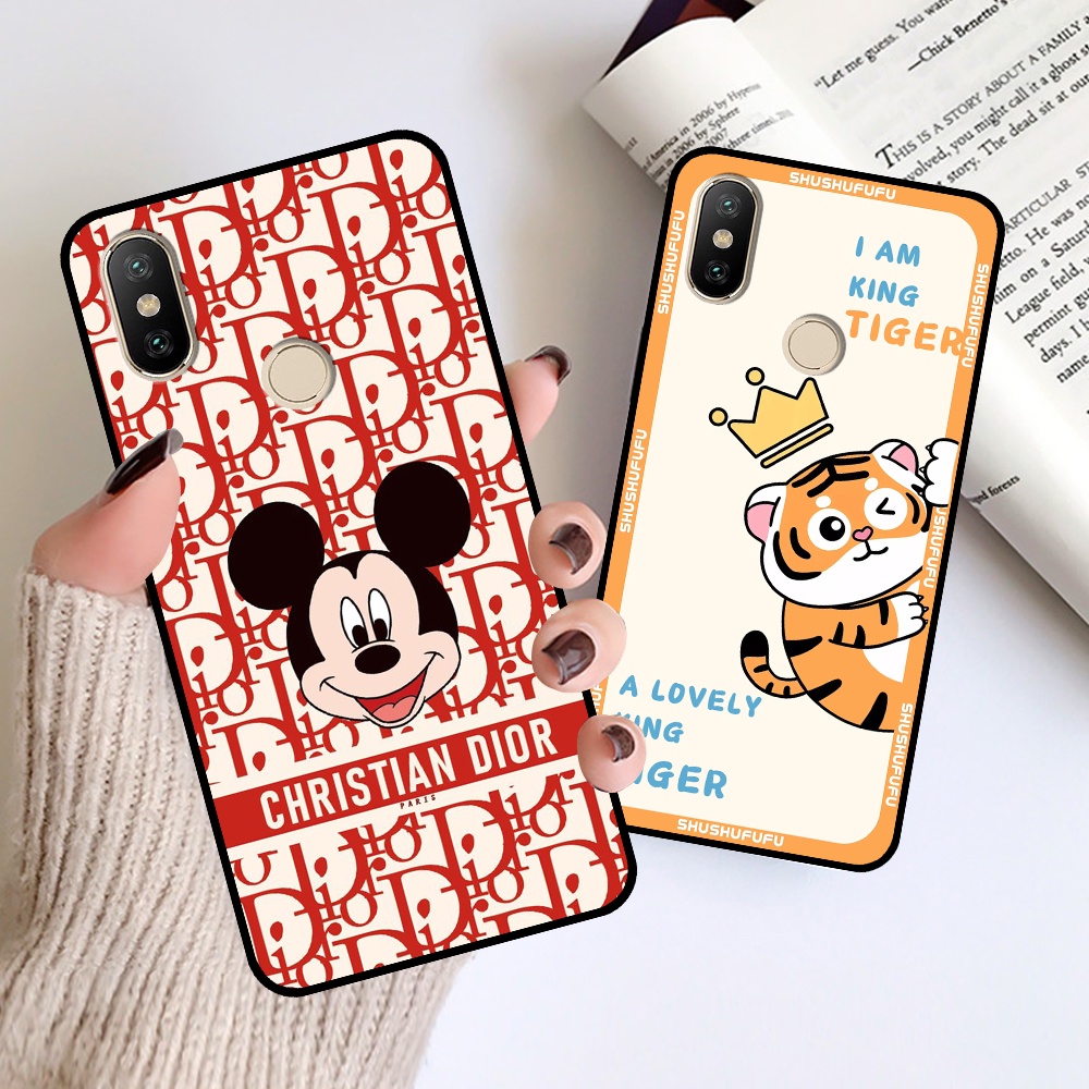 Ốp Xiaomi Mi A2 / Mi 6x in hình mickey, hổ, kingtiger siêu rẻ T19 - T24