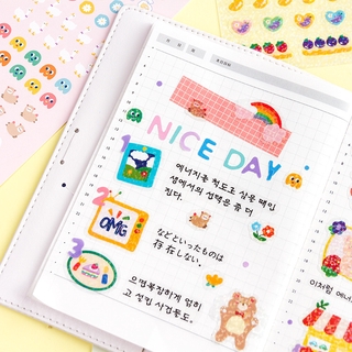 Hình dán mini trang trí sổ lưu niệm