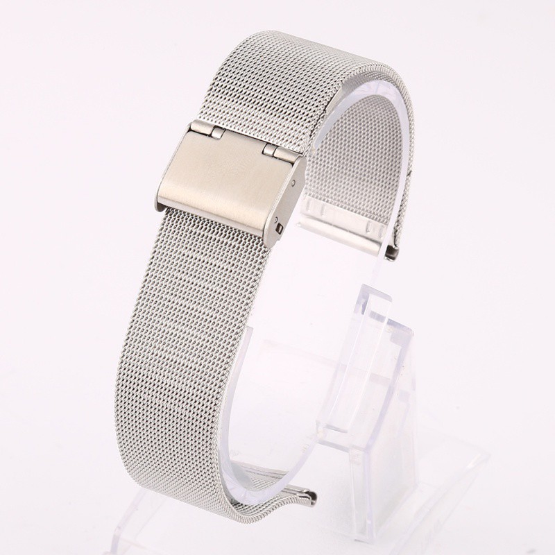 OL-g006 Ultra-thin Mesh Wristwatch Belts Stainless Steel Watch Strap Band