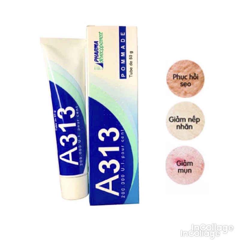 Kem A313 Kem Ngừa Mụn, Chống Lão Hóa, Giảm Nếp Nhăn A313 Pommade Retinol Cream