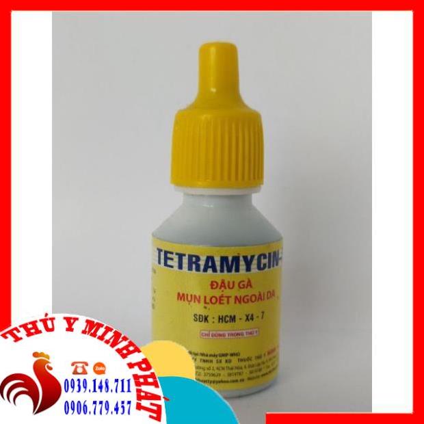 TETRAMYCIN D ĐẬU GÀ MINH HUY LỌ 10ML