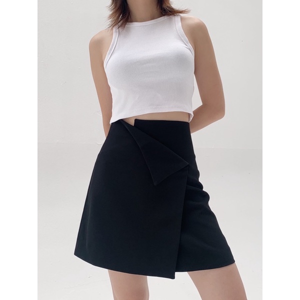 Chân váy nữ cạp cao dáng A ngắn_MONOTALK B20003TK | BigBuy360 - bigbuy360.vn