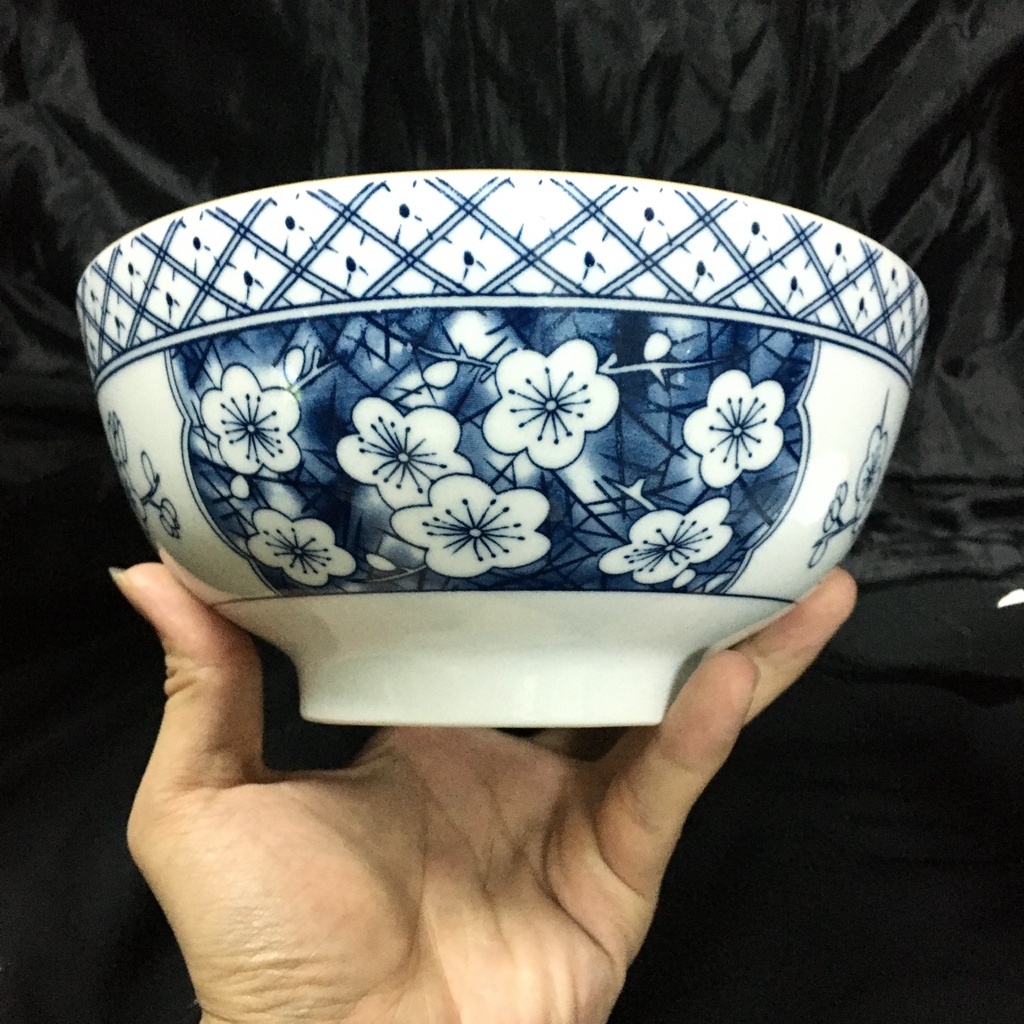Tô sứ Decor họa tiết lòng bát, dày dặn, men đẹp nét