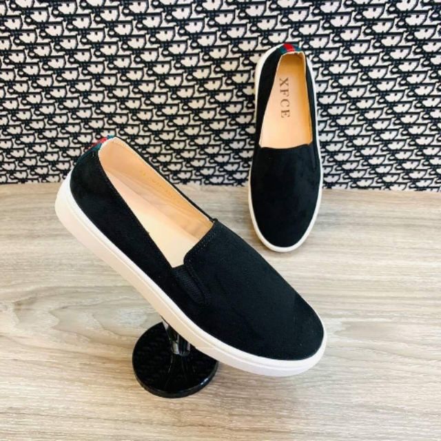 Dày Slip On Da Mềm