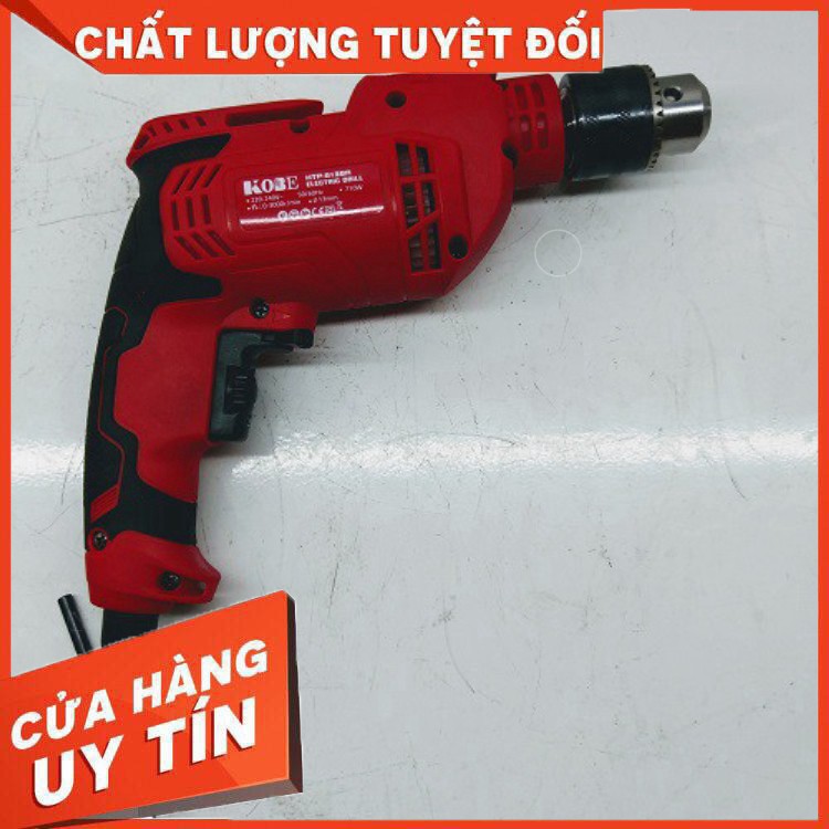 MÁY KHOAN ĐIỆN CẦM TAY CHÍNH HÃNG KOBE NHẬT BẢN CÔNG SUẤT 710W 100% dây đồng 100% dây đồng