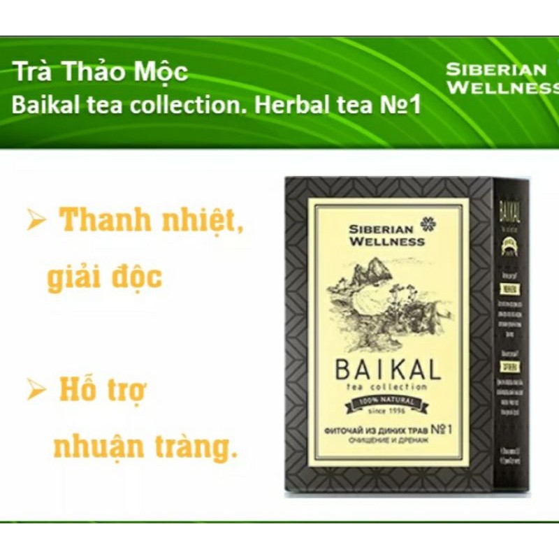 Trà thanh lọc (gan,thận, ruột) từ thảo mộc Baikal tea collection. Herbal tea №1