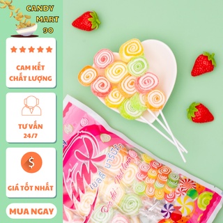Kẹo dẻo trái cây ⚡ THƠM NGON ⚡ kẹo hình cầu vồng chua ngọt bổ sung Vitamin C