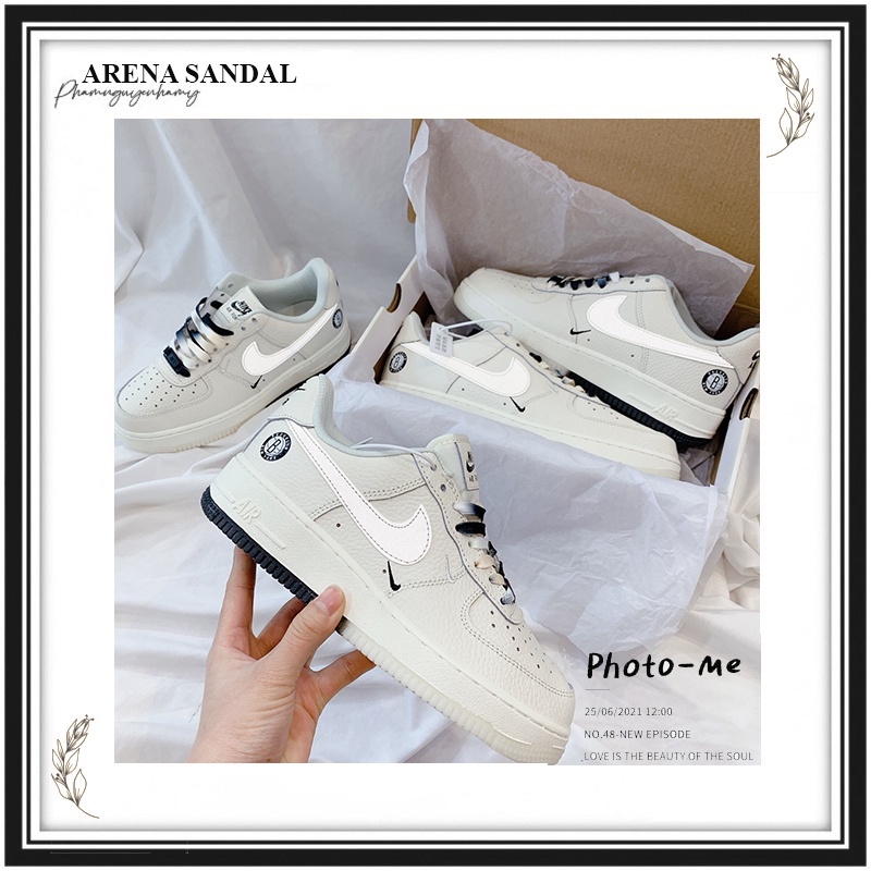 Giày_Nike AF1 Nam Nữ Thời Trang, Giày Air Force 1 Âm Dương Thời Trang Hàng Đẹp Full Box