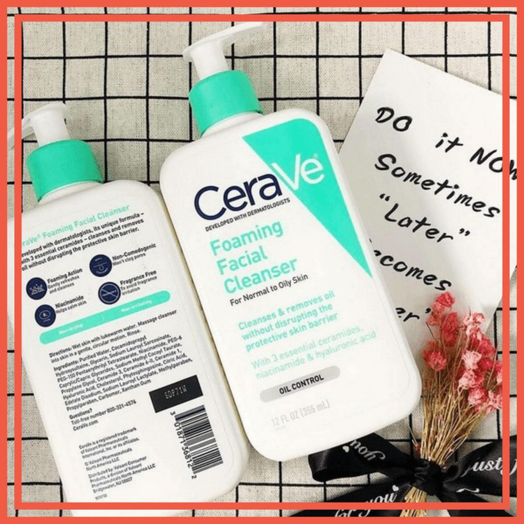 Sữa rửa mặt Cerave dịu nhẹ 236ml Mới Nhất