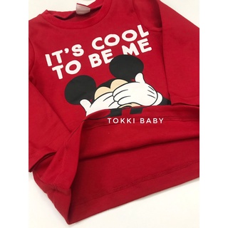 Bộ thu đông Mickey đỏ cho bé BMJ006