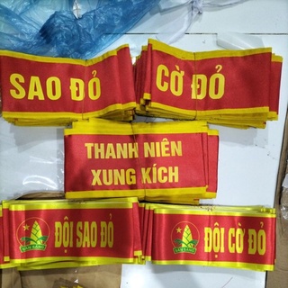 Băng đội cờ đỏ/ Băng đội sao đỏ (tặng kèm kim băng)